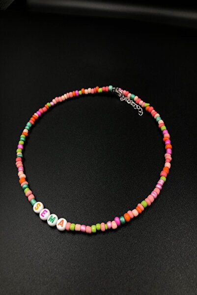 İsabella Accessories Kız Çocuk Kolyesi Renkli 30 Cm Isimli