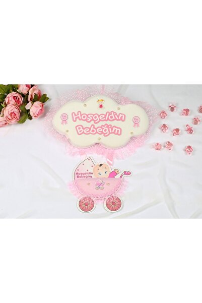 Happyland Bulut Hosgeldin Bebeğim Pembe
