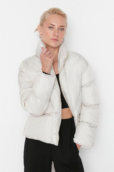 Trendyol Collection Stone Stand Collar Puffer Jacket TWOAW22MO0079