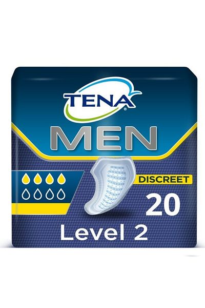 TENA Men's Bladder Pad Level 2 - 20 Pieces