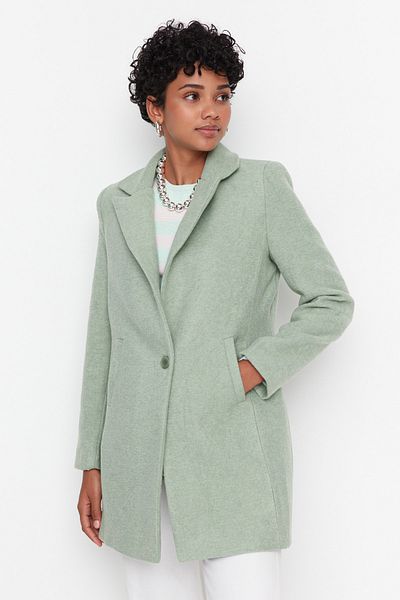 Trendyol Collection Mantel - Dunkelblau - Zweireihig