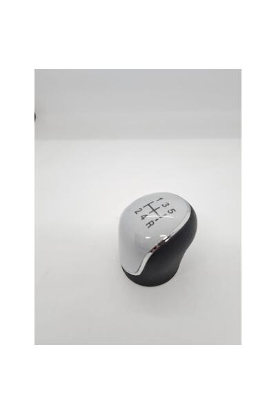 Favori Auto Parts Linea- Punto- Doblo Leather Gear Shift Knob 5 Speed Latch Type Gray Scheme