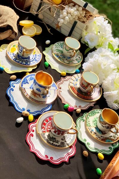 ARTER Home منديل كوكتيل هجين 6 قطع