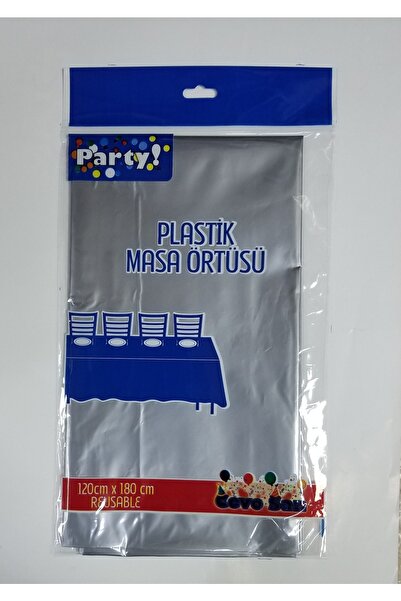 Happyland Gümüş Masa Örtüsü 120 X 180 Cm