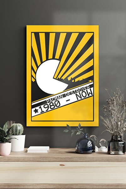 Decovetro Tablou din sticlă Retro Pacman
