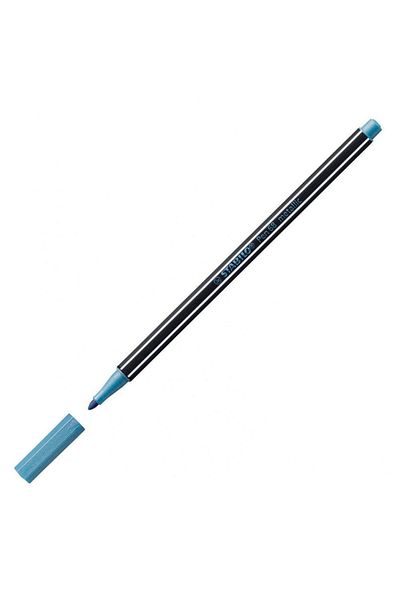 Stabilo Metallic Blue Paint Pen - 1 Mm, Felt Tip, Set of 10 Pairs 68/841