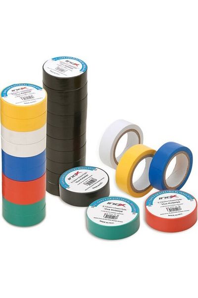 inox Electrical Tape PVC 5 Colors 2274 (10 Pieces 1 Pack)