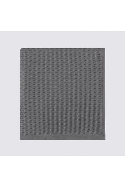 Ecocotton Elvin Gray-cream 2 Pieces Organic Kitchen Towel Set 40 X 60 Cm