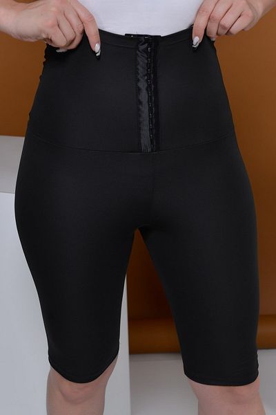 SAUNA SUIT Термо шорти с висока талия и 3-степенно закопчаване, за максимална изпотяване