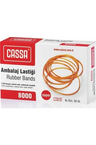 Cassa 100% Rubber Packing Rubber 50 Gr Midi 8000