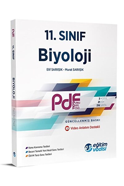 İrem Yayıncılık Eğitim Vadisi 11. Sınıf Biyoloji Pdf Planlı Ders Föyü Konu An...