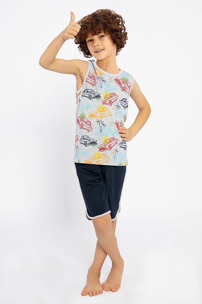 Rolypoly 2-15 Year Old Boy Enjoy Summer Bermuda Set Grimelange