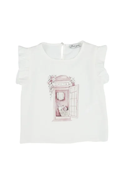 best kids Girl's Ecru Printed Blouse