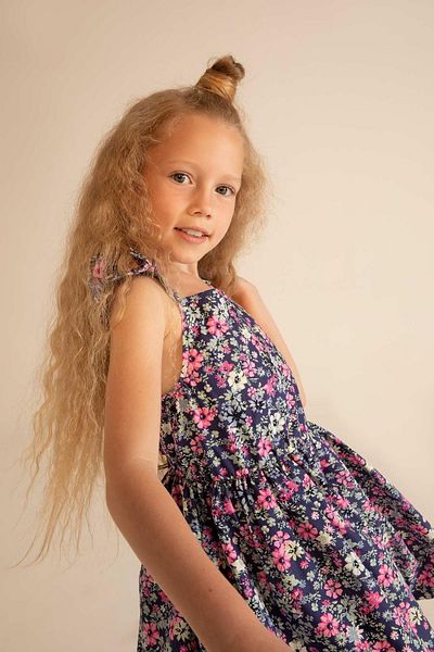 DeFacto Rochie cu bretele florale pentru fete