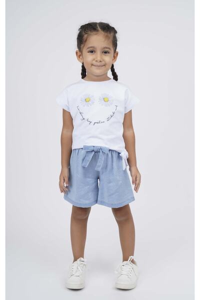 best kids Girl's White Side Tie Blouse