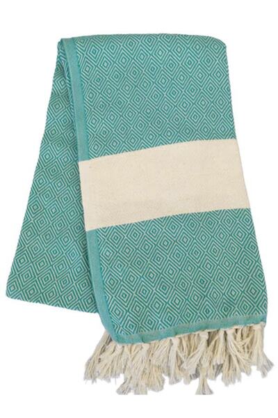 HRN Textile Пештемал с диамантен мотив 100x180 cm