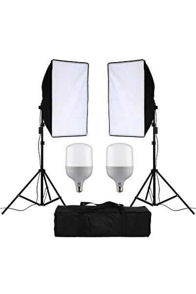 cazipshop Ürün Çekimi,moda,reklam,cast,youtube Için Güçlü Led Ampullü Softbox...