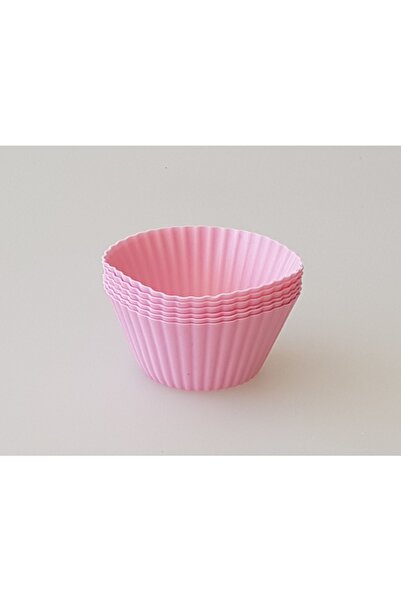 Baroness Barones Silikon Kek Kalıbı 6 Lı Açık Pembe