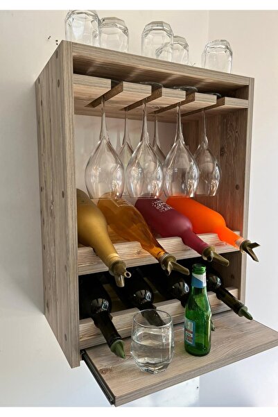 MONTEMO Şişelik-şişelik Dolabı-şişelik Rafı-bardaklık-bardaklık Rafı-içecek S...