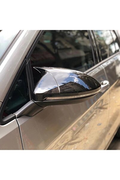 ElitTuning Volkswagen Golf 7 Yarasa Ayna Kapağı Piano Black, Abs Plastik