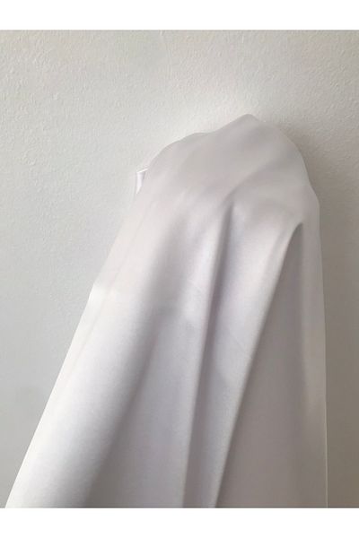 PratikDikisco White Satin Fabric