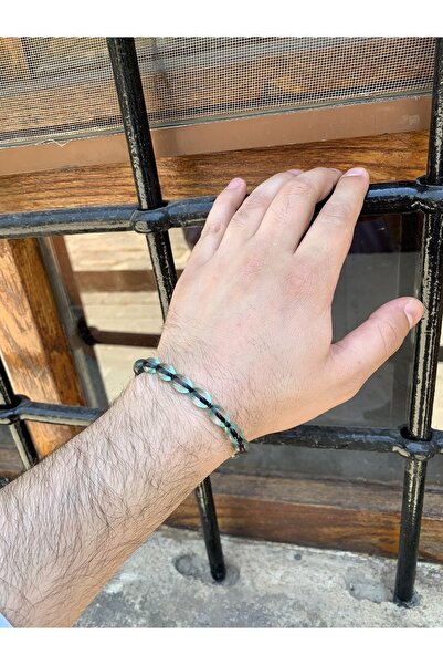 Doğan Silver Sürmeli Bay-bayan Toz Kehribar Bileklik 11190