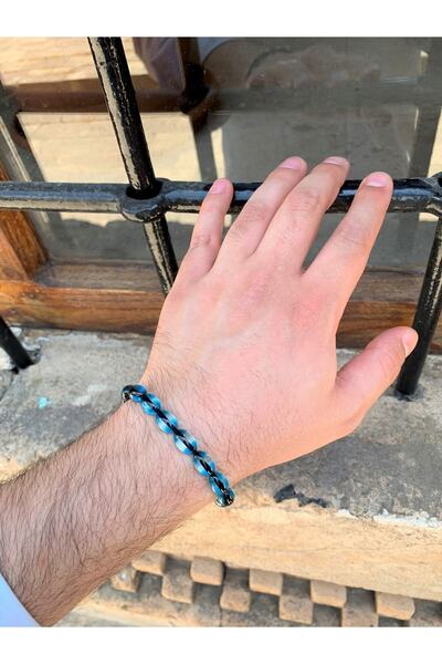 Doğan Silver Sürmeli Bay-bayan Toz Kehribar Bileklik 11187