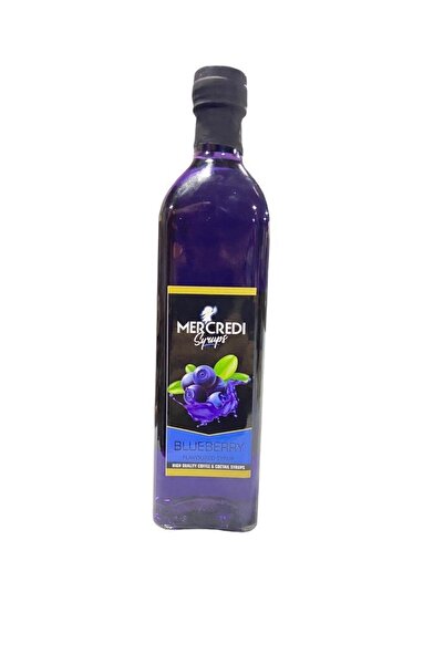 MERCREDI Blueberry Yaban Mersini Kahve Ve Kokteyl Şurubu 750 Ml