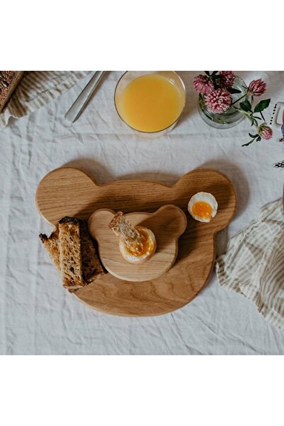 atolyesiahsap Ahşap 2’li Mini Çoçuk Servis Takımı Kahvaltı