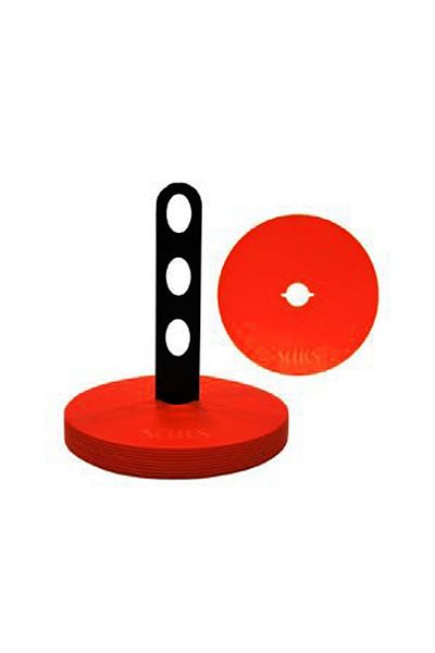 SCUCS Flat Rubber Training Bowl Orange Scx-1083