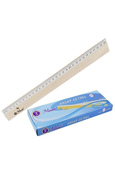 Masis Wooden Board Ruler 30 cm 1 Piece