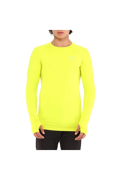 raru Tricou sport Ignıs galben cu mânecă lungă pentru performanță tehnică