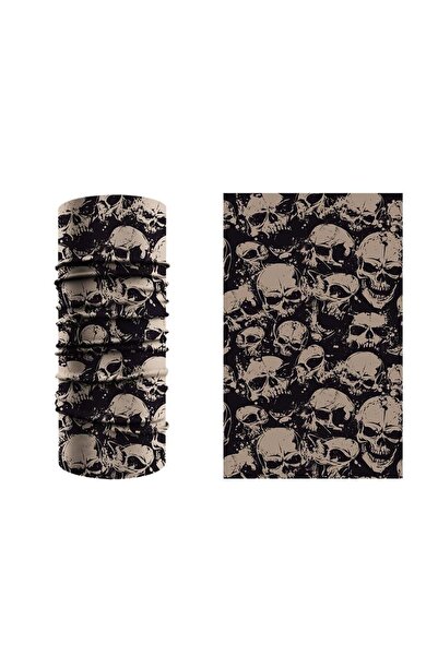 BARIŞ ASKERİ MALZEME - Unisex Renkli Desen Boyun Bandanası - Motorcu Kar Maskesi-boyunluk-buff-baff