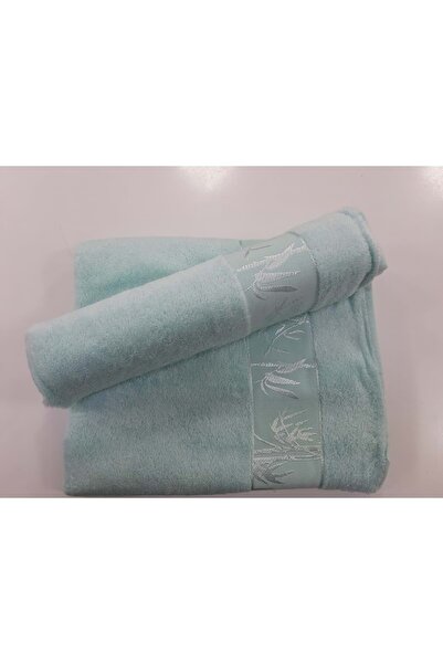 Romans Set de prosoape de baie din 2 piese Water Green Bamboo