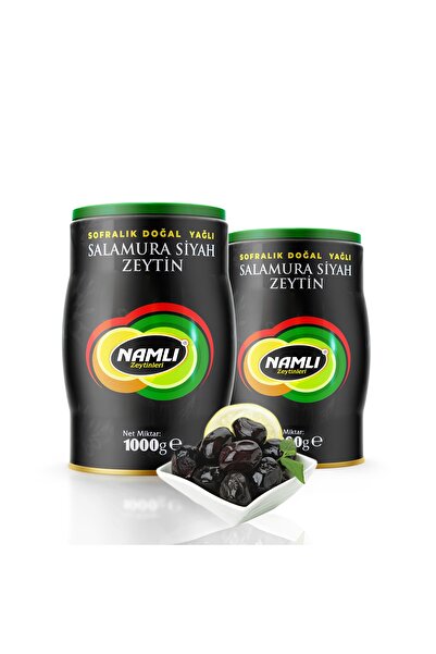 Namlı Özel Seçim Ve Üretim Gemlik Iri Siyah Zeytin - 2 Kg