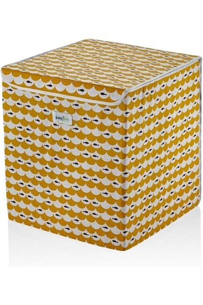 Babyjem Practical Folding Toy Box 40x43 Cm Brown Fish