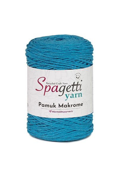 Spagettiyarn Turquoise Cotton Macrame Thread