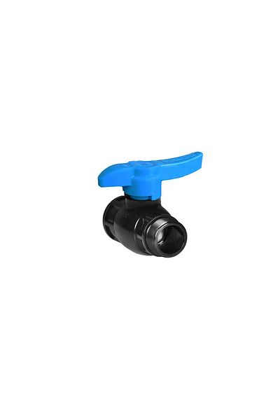 ARANGÜL Full Bore Pp Plastic Ball Internal Thread - External Thread Ball Valve (Female - Male) (3/4"x3/4" Mm)