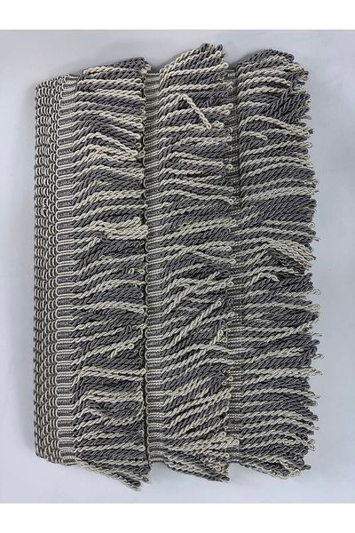 Hobigram Culoarea crem gri Bulyon Fringe Tassel – Design special, Accesoriu, Producție de calitate, Stil atrăgător – Dek