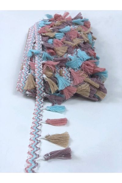 Hobigram Baby Blue Powder Colored Fringe Tassel – Ειδικό Σχέδιο, Αξεσουάρ, Ποιοτική Παραγωγή, Εντυπωσιακό Στυλ – Dek
