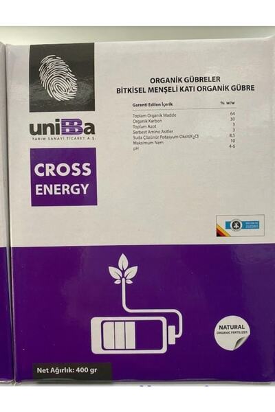 Uniba Bitkisel Menşeyli Organik Gübre Cross Energy