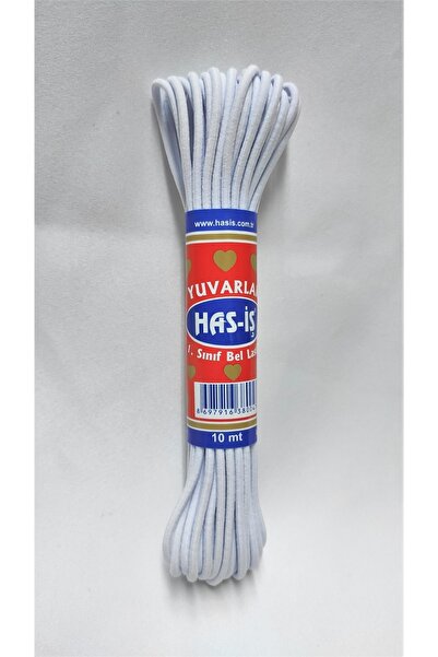 ATMACA TUHAFİYE إطار أبيض دائري من Has-iş - إطار منخفض الظهر بطول 10 أمتار