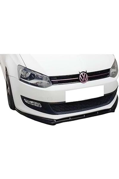 HasAkman Vw Polo Mk5 Basic Ön Tampon Lip Uyumlu Piona Black 2009 2010 2011 2012 2013 2014 2015 2016 2017