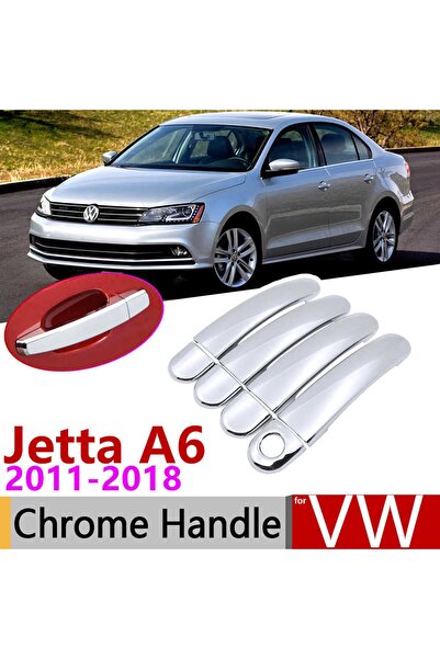 Niken Volkswagen Jetta Kapı Kolu Kromu Nikelajı 2011 Sonrası Uyumlu