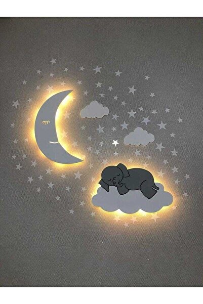 woodengifts Çocuk Odası Dekoratif Aydınlatma Gece Lambası