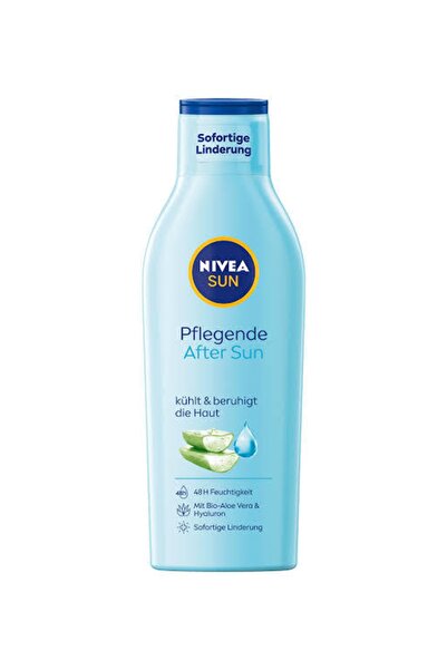 NIVEA Güneş Güneş Sonrası Losyonu, Organik Aloe Vera & Hyaluron, 400 Ml