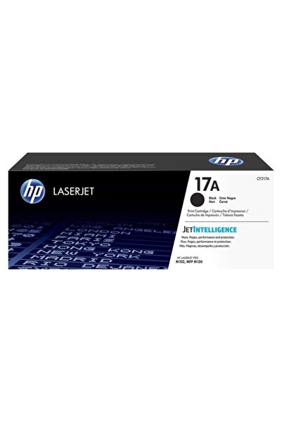 HP 17a 1600 Sayfa Kapasiteli Siyah Toner Cf217a