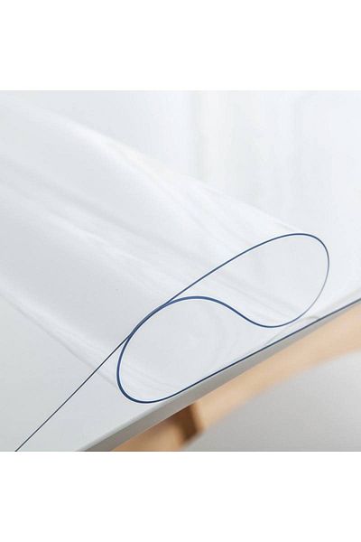 Willuxe Față de masă transparentă groasă 1,4 mm Protector de masă