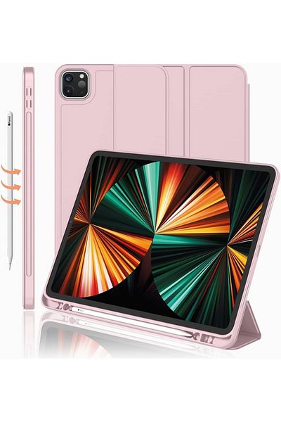 UnDePlus Apple Ipad Pro 11 1st2.3.4.Generation Case with Pen Compartment Smart Case 2018-2022