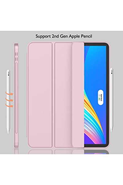 UnDePlus Apple Ipad Pro 11 1. 2. 3. 4. Nesil Kılıf Kalem Bölmeli Smart Case 2018-2022